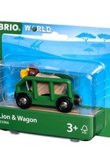 Brio Wagon met Leeuw
