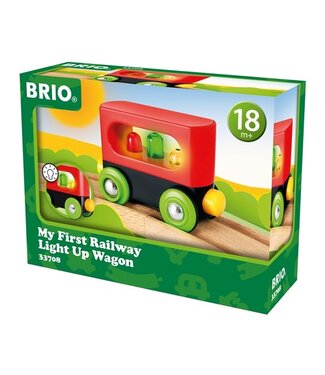 Brio Eerste Wagon met Lichtjes