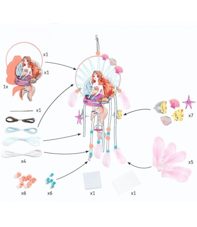 Djeco DIY Dromenvanger Zeemeermin