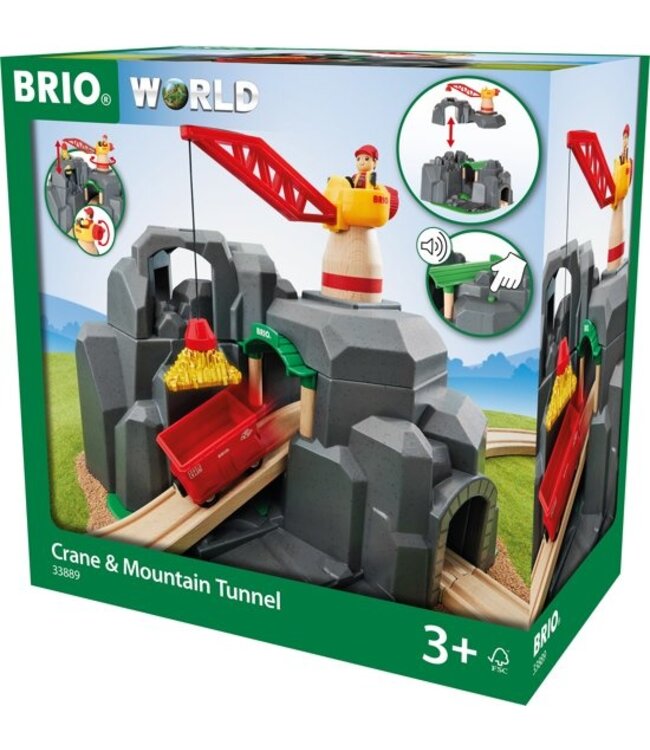 Brio Crane & Mountain Tunnel