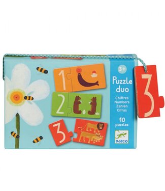 Djeco Puzzel Duo Nummers