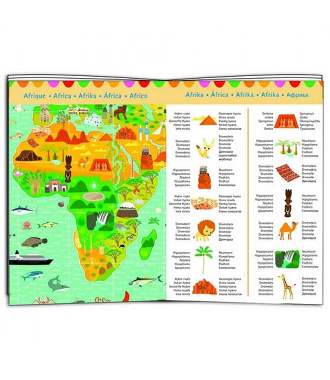 Djeco Puzzel Reis Rond de Wereld