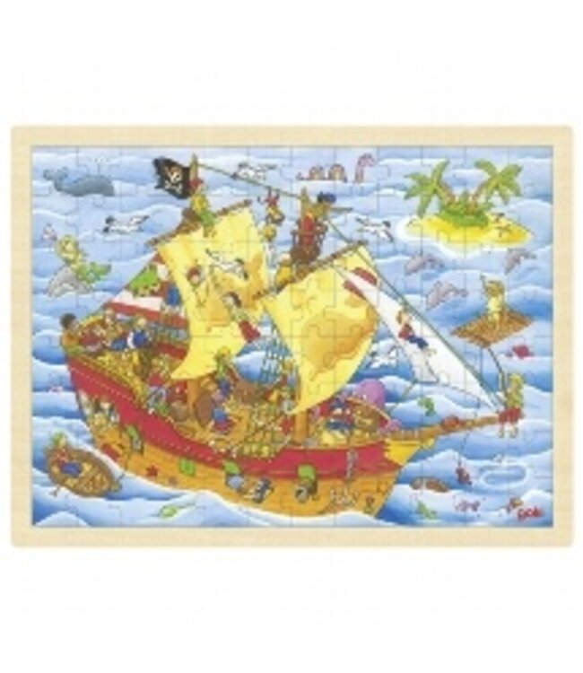 Goki Puzzel Piratenschip 3+