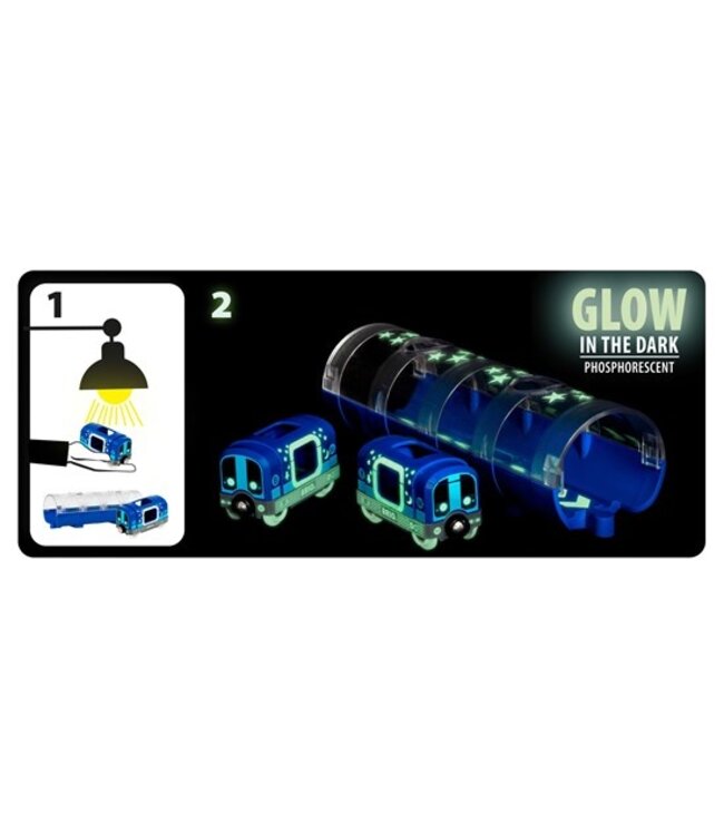 Brio Metrotrein en Tunnel