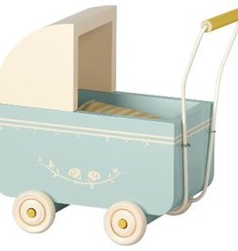Maileg Micro Kinderwagen  Blauw