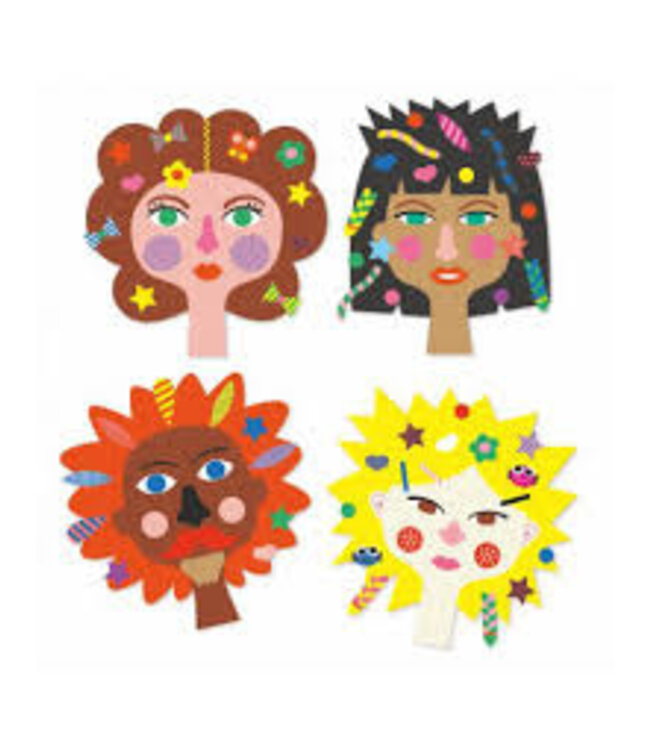 Djeco Creëer met Stickers Kapper