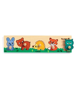 Djeco Puzzel Knop Forest 'n' Co