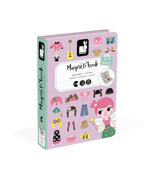 Janod Magneetboek Verkleedfeest meisjes
