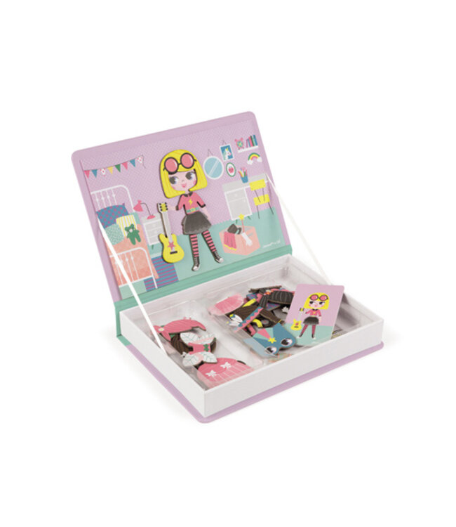 Janod Magneetboek Verkleedfeest meisjes