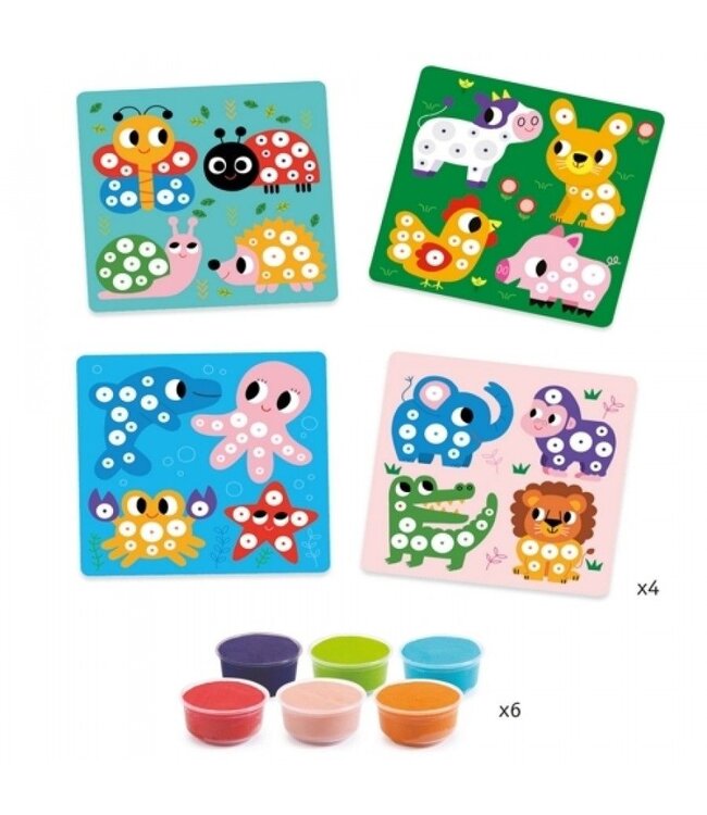Djeco Knutselset klei Dieren