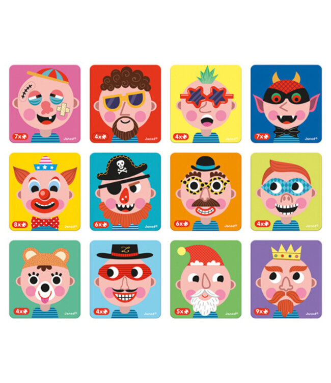 Magneetboek Crazy Faces