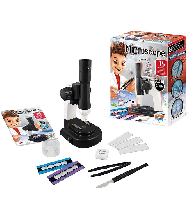 Buki Microscoop met 15 Experimenten
