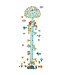 Djeco Muursticker Meetlat Friends