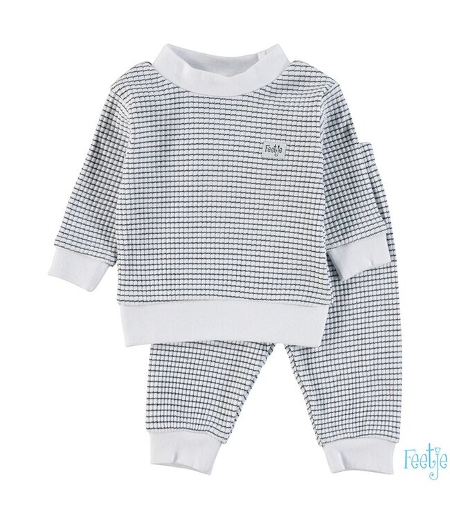 Feetje Feetje Wafelpyjama - Navy