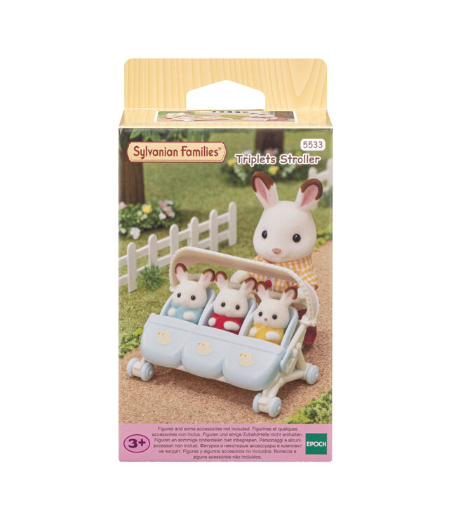 Sylvanian Families Triplets Stroller