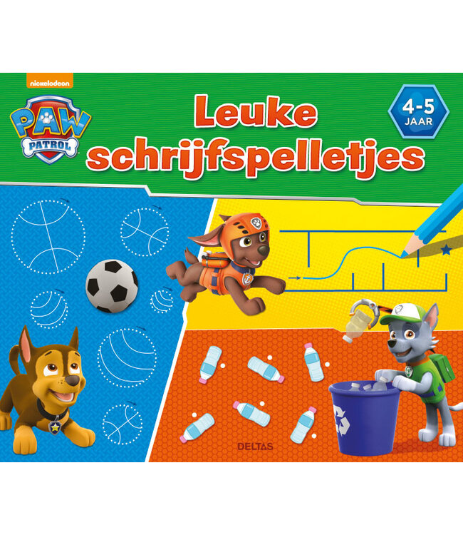 Deltas Paw Patrol; Leuke schrijfspelletjes