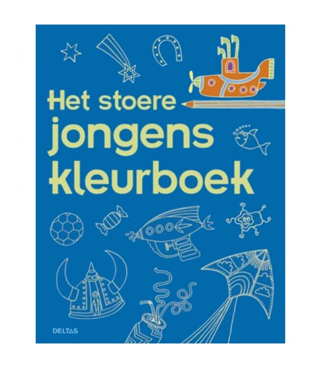 Deltas Stoere jongens kleurboek