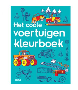 Deltas Coole voertuigen kleurboek