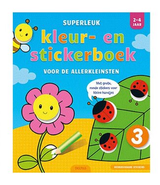 Deltas Superleuk Kleur & stickerboek