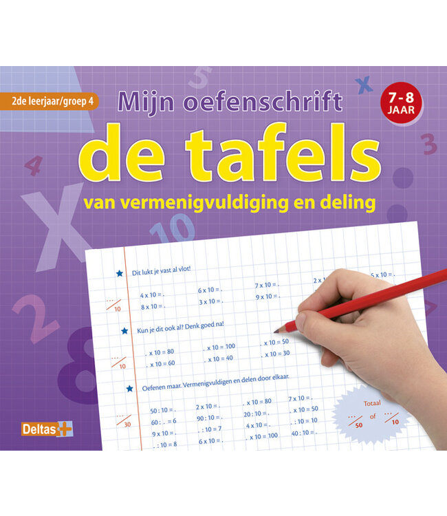 Deltas Oefenschrift Tafels 7-8