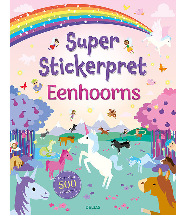 Deltas Super stickerpret Unicorn