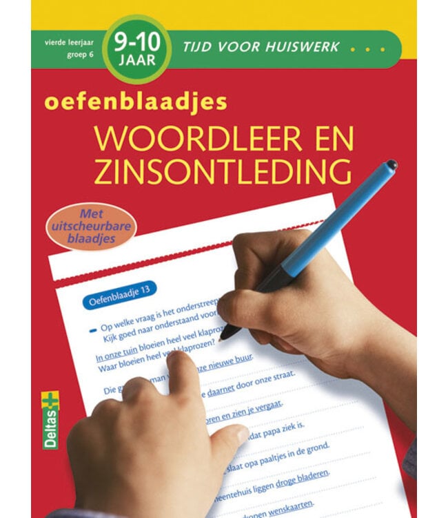 Deltas Oefenblaadjes woordleer & zinsontleding 9-10