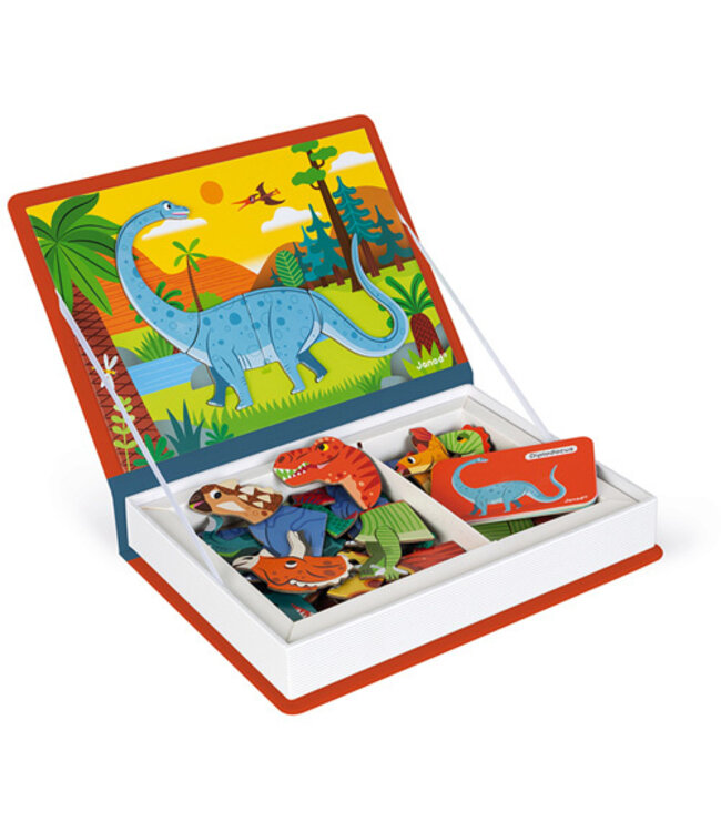 Janod Magneetboek Dinosaurus