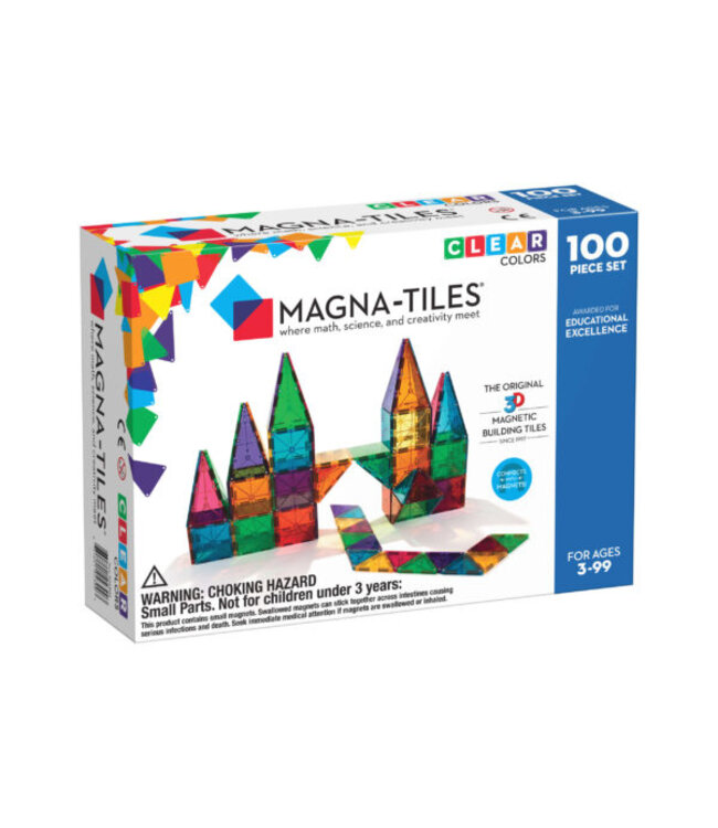 MAGNA-TILES Clear Colors 100