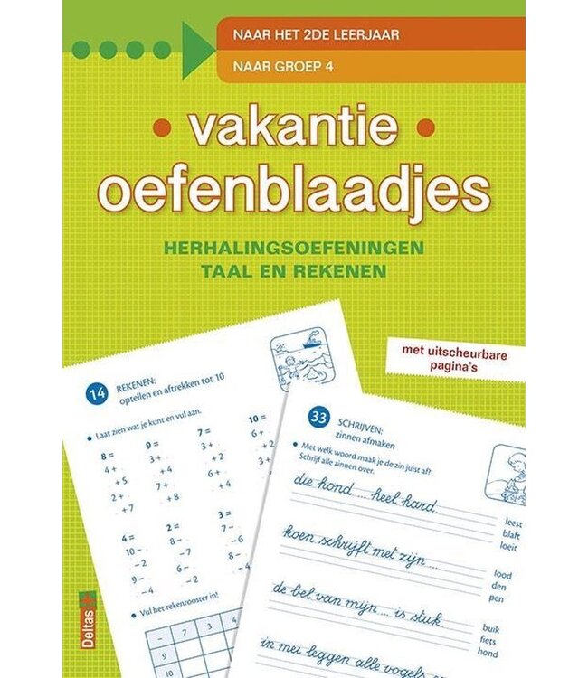 Deltas Vakantie oefenblaadjes groep 4