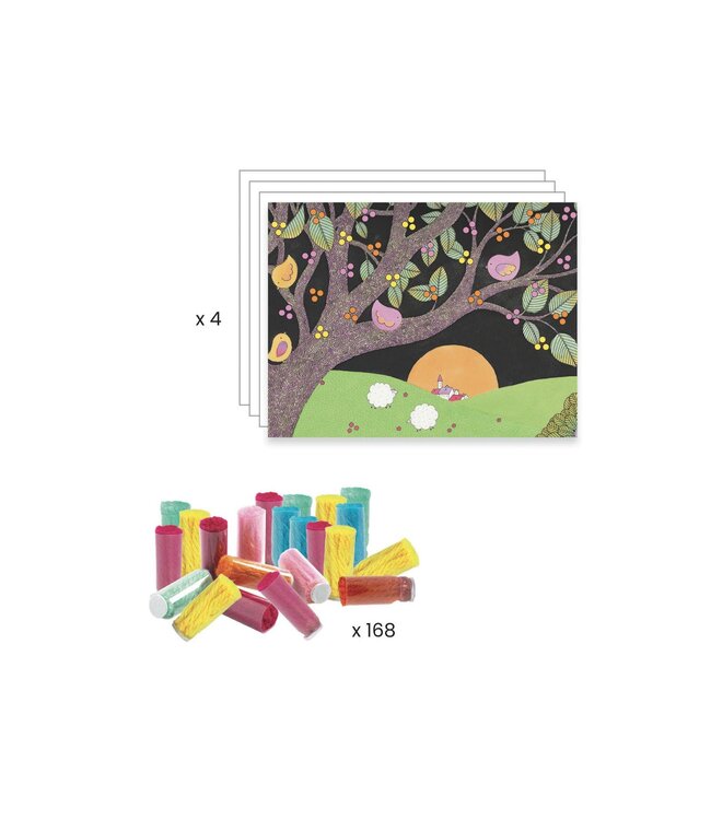 Djeco Pompon Collages