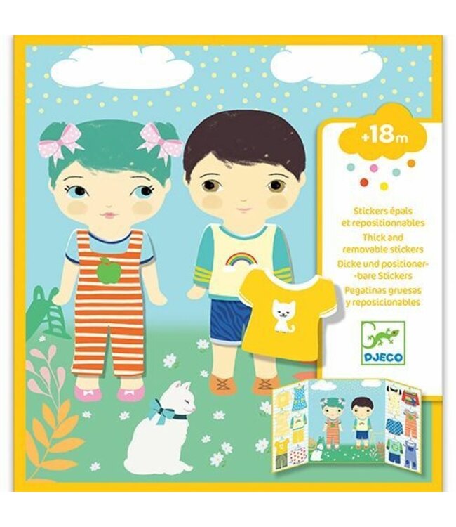 Djeco Herbruikbare Stickers Kleding