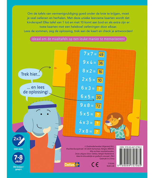 Deltas De tafels van vermenigvuldigen
