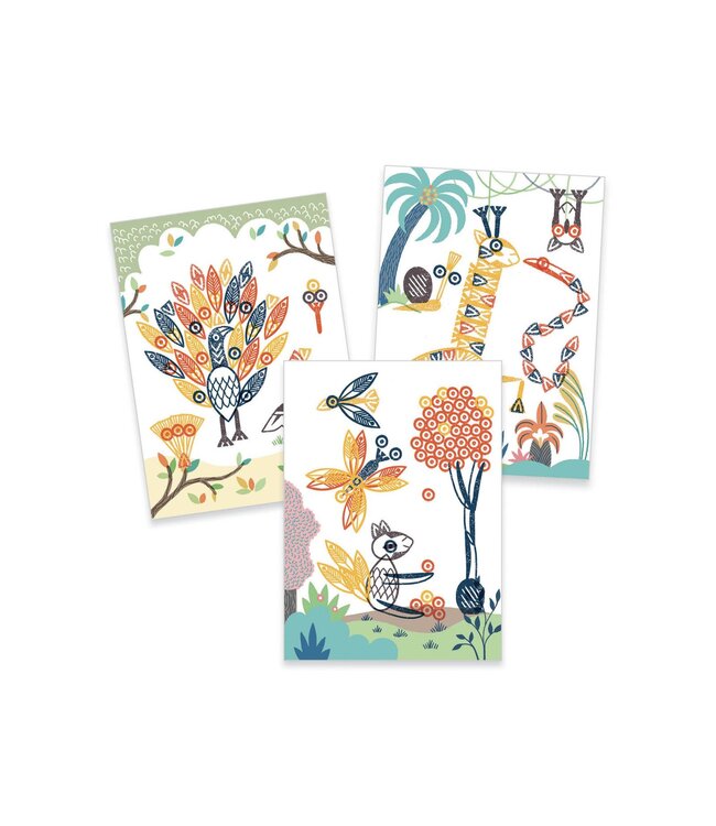 Djeco Stempelset Dieren