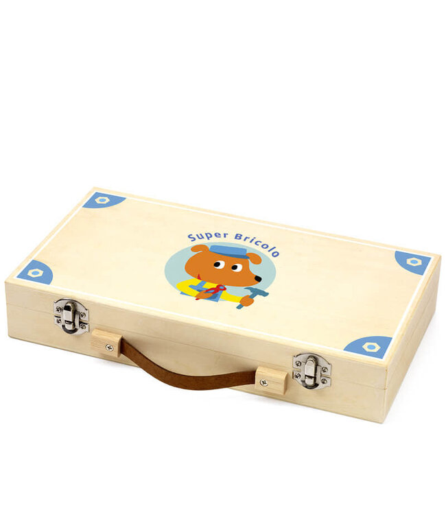 Djeco Gereedschapskoffer Super Bricolo