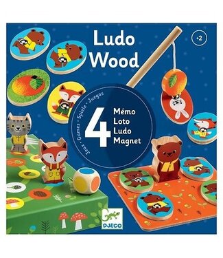 Djeco Spellendoos Ludo Wood