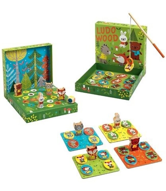 Djeco Spellendoos Ludo Wood