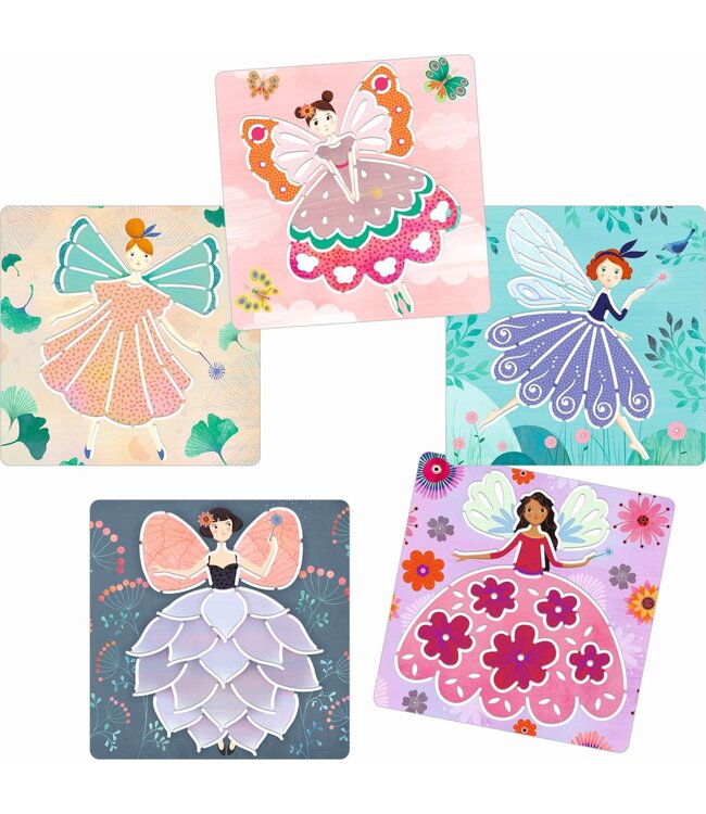 Djeco Sjablonen Feeën