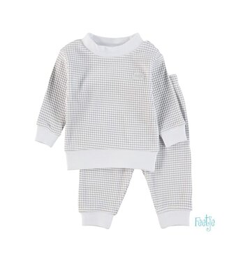 Feetje Feetje Wafelpyjama - Grey