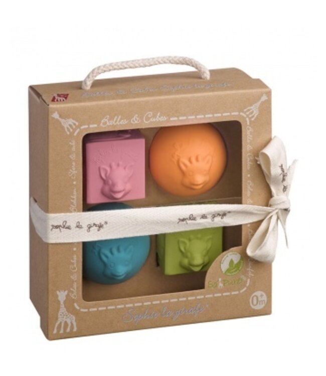 Sophie La Girafe So'Pure set Balls & Cubes