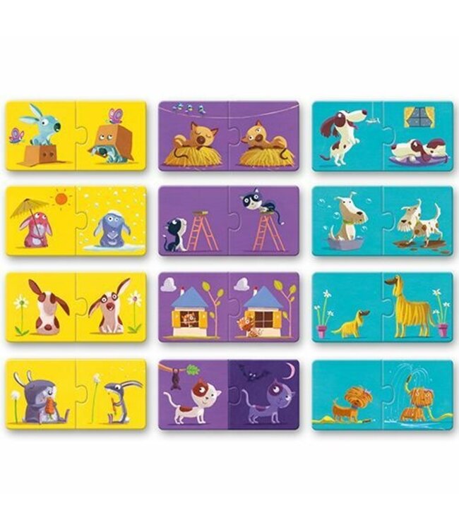 Djeco Duo-puzzel Tegenovergestelden -2