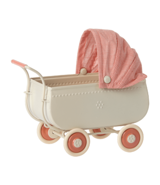 Maileg Kinderwagen Bunny Koraal