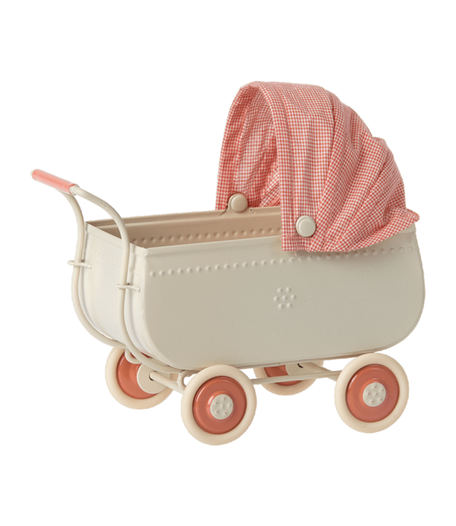 Maileg Kinderwagen Bunny Koraal