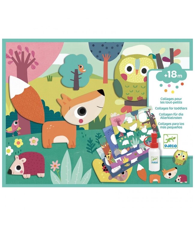 Djeco Knutselset Collage Bosdieren