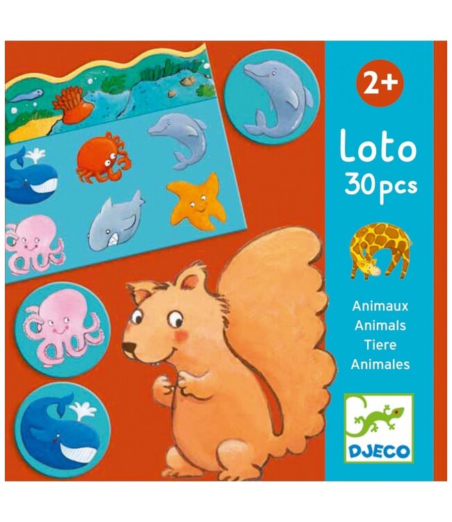 Djeco Spel Bingo Loto Dieren