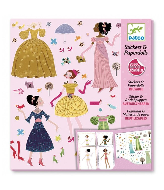 Djeco Stickers Dress-up Dames