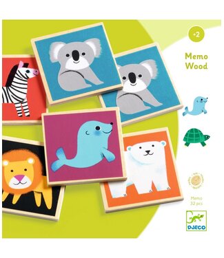 Djeco Spel Memory Memo Wood