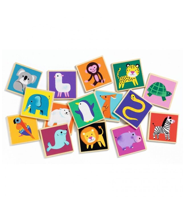 Djeco Spel Memory Memo Wood