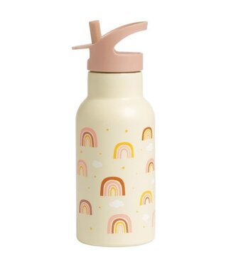 ALLC Rvs Drinkfles Regenboog