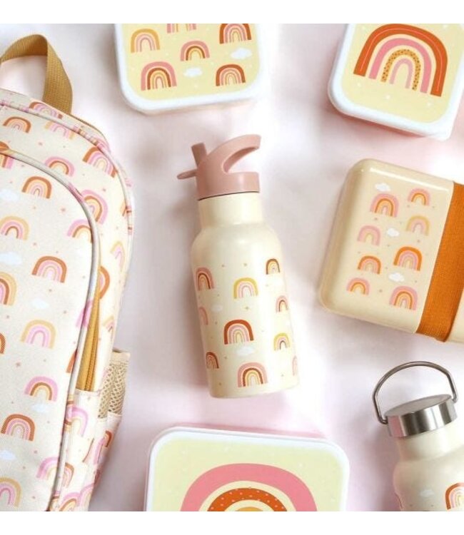 ALLC Rvs Drinkfles Regenboog