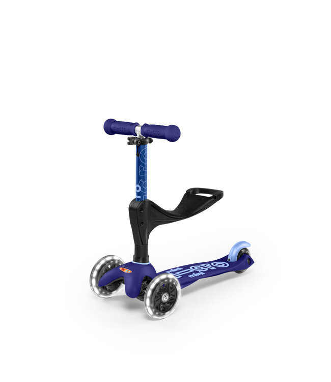 Micro-Step 3 in 1 Push LED Blauw